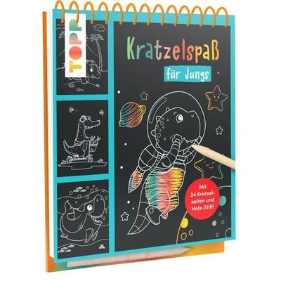 Kratzelspaß für Jungs, Gebundene Ausgabe von Frechverlag, Frechverlag GmbH, 978-3-7358-9113-6