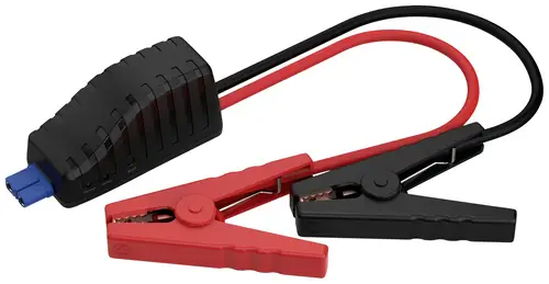 Ansmann Powerstation Jumpstart Adapter PS600AC PS2200AC Starthilfekabel 8.37mm² ABS, PVC 0.50m mit Kunststoffzangen, mit