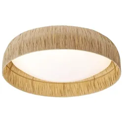 OSRAM Deckenleuchte Decor Bamboo Paper aus nachhaltigem Bambuspapier mit warmweißer LED - Ø 50 cm