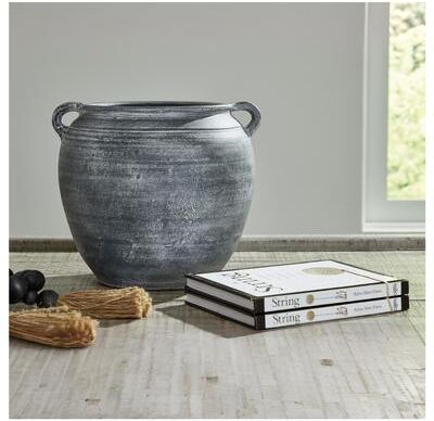 Signature Design by Ashley Meadie Distressed Blue Vase