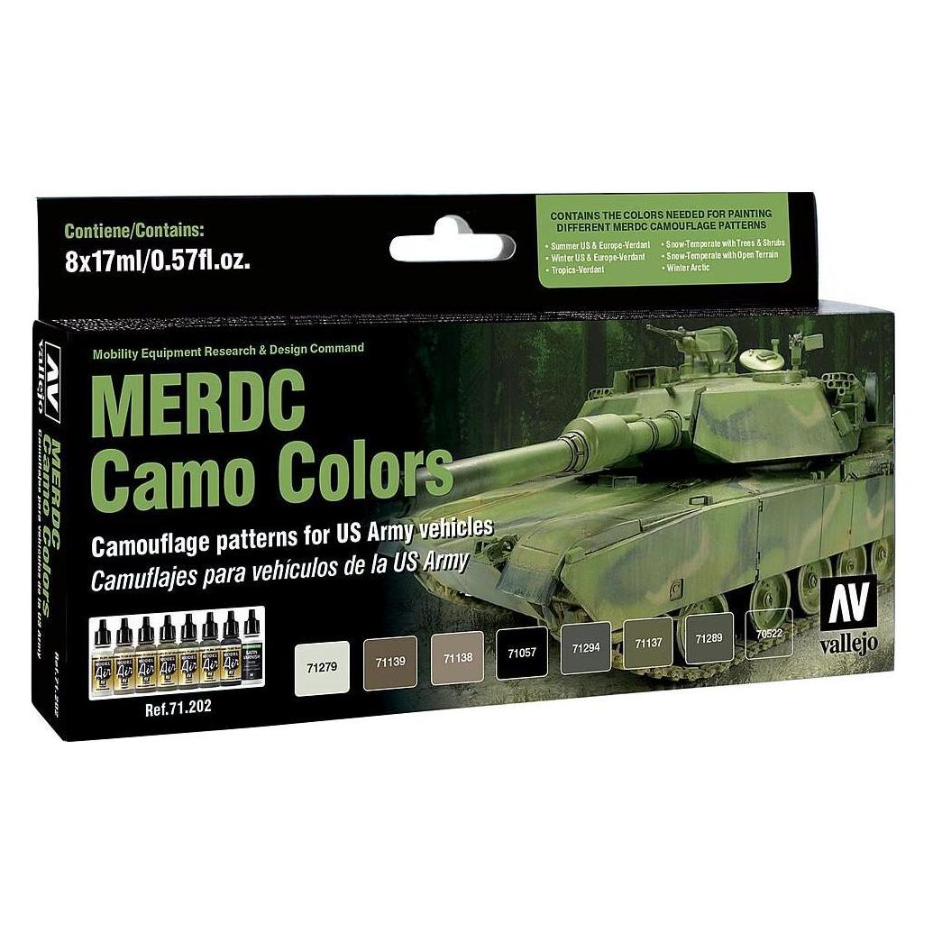 Wittmax MERDC Camo Colors 8x17ml (17 ml) (71202)