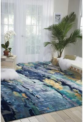 Nourison Prismatic Modern Abstract Area Rug