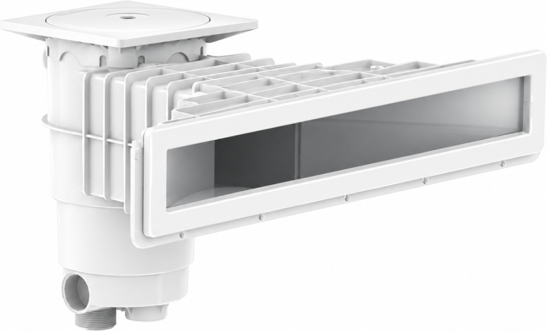 Skimmer miroir Weltico A800 Design Full Color – Béton/Liner