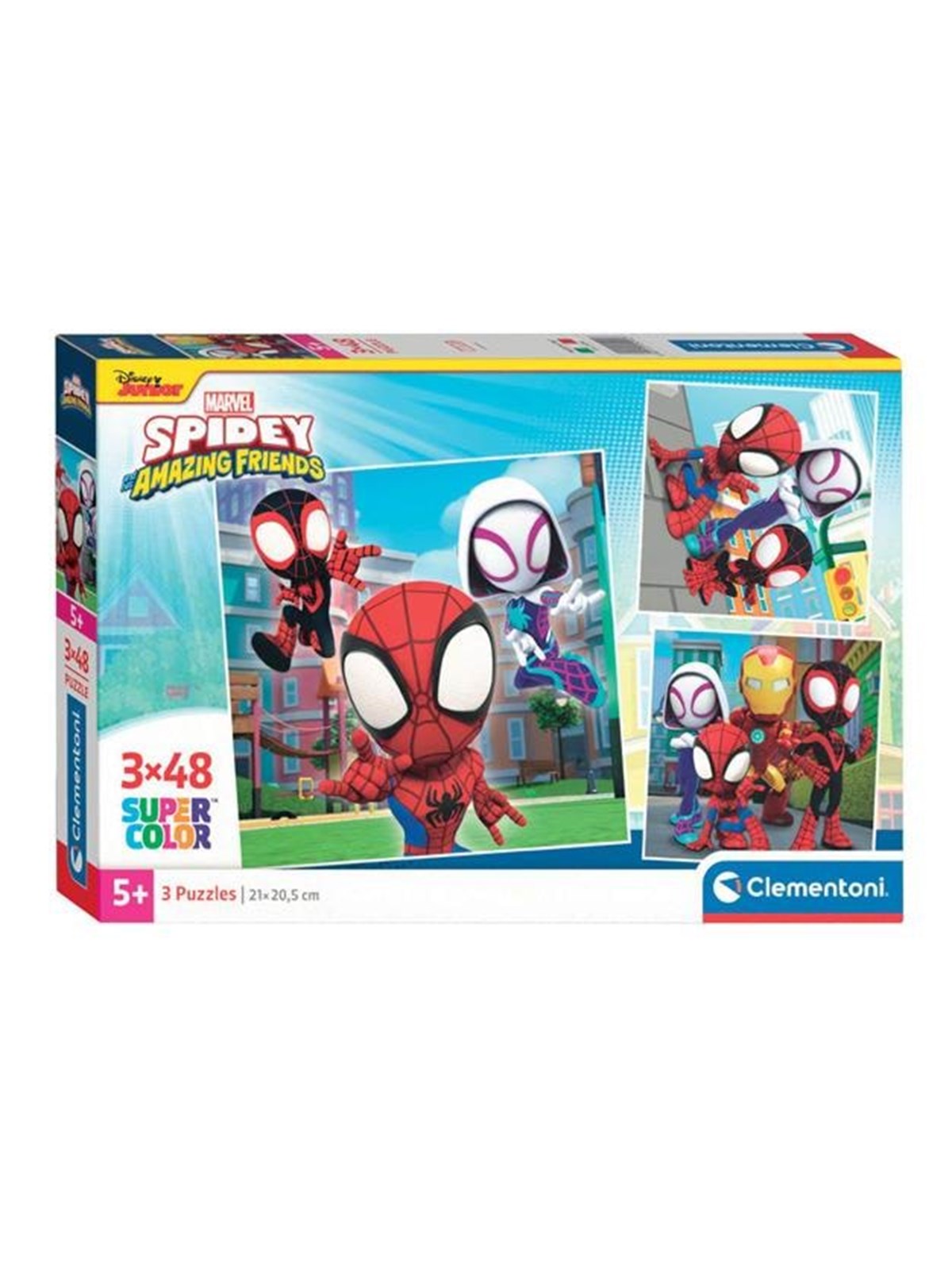 Clementoni Puzzle Spidey and his Amazing friends, 3x48 bri 2D Puzzles