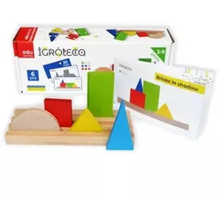 Logisches Konstruktionsset aus Holz