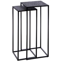 Gilde, Couchtisch + Beistelltisch, Grenada-Sidetable (35 x 35 x 80 cm)