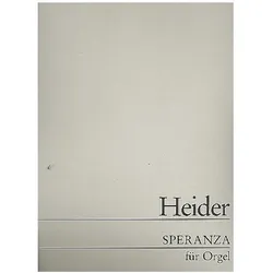 Speranza für Orgel, Fachbücher von Werner Heider