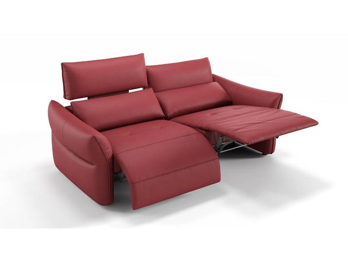 Leder Sofa PERUGIA 3-Sitzer Relaxcouch Luxus Polstergarnitur