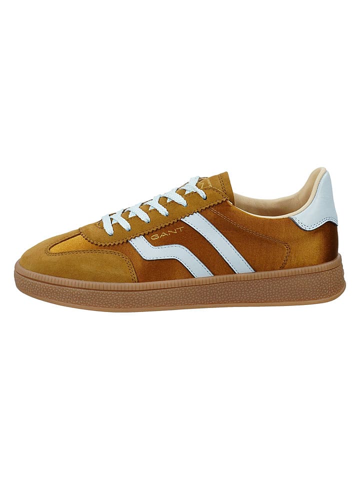 GANT Footwear Leder-Sneakers "Cuzima" in Hellbraun - 37