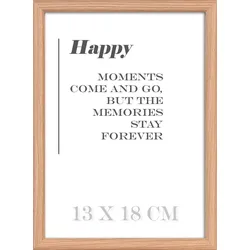 Intertrading Bilderrahmen Happy 14,5 x 19,5 cm Holz Braun M (Medium)