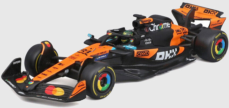 Miniature 1:18 McLaren MCL39 orange 81 O.Piastri GP Chine 2025 - Solido