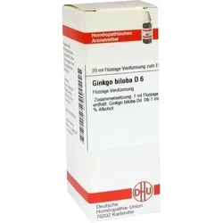 GINKGO BILOBA D 6 Dilution 20 ml