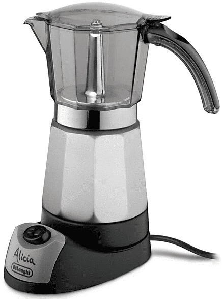 REACONDICIONADO Seminuevo Muy bueno Cafetera de goteo - De Longhi EMK9 ALICIA, Hasta 9 tazas, Apagado automático, Plata