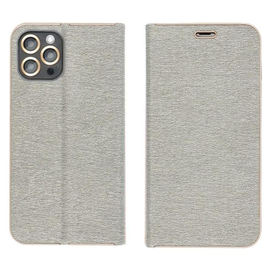 Partner Telecom Book case OEM LUNA Book Gold for iPhone 7 / 8 / SE 2020 / SE 2022 silver (Apple iPhone 7, Apple iPhone 8) (42552473)