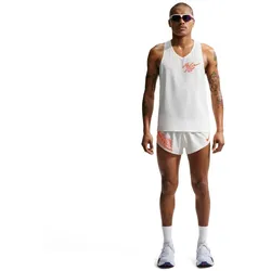 Nike Herren Aeroswift Dri-Fit ADV Graphic 2-Brief Shorts weiß