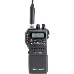 Midland Alan 42 DS (10 km), Walkie Talkie, Schwarz