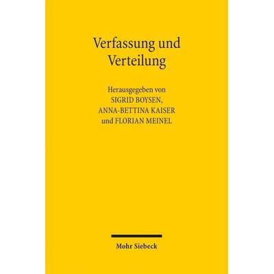 Verfassung und Verteilung, Taschenbuch von , Mohr Siebeck, 978-3-16-153248-1