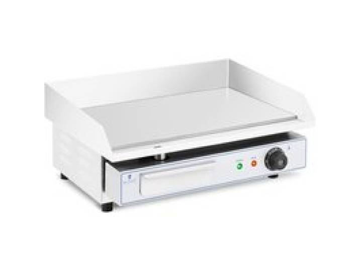 Plancha électrique professionnelle en inox pour restaurant de table 1 feu 55 x 40 cm