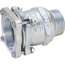 Temperguss-Klemmverbinder mit AG Gas PN 5, Wasser PN 16, Typ AF 3" (88,9)