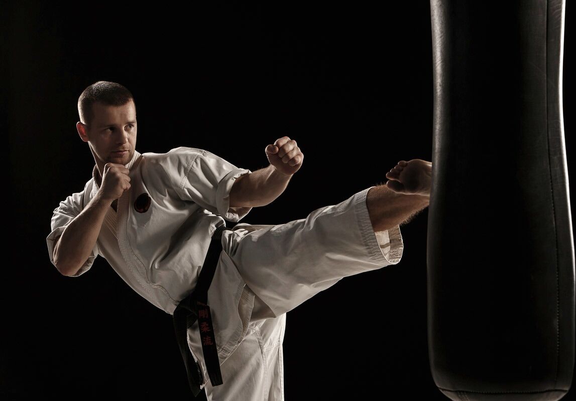 Fototapete PAPERMOON "Karate", bunt, B:2m L:1,49m, Vlies, Tapeten, Fototapete bunt B/L: 2m x 1,49m, Bahnen: 4 Stk.