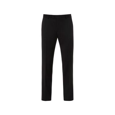 Anzughose BENVENUTO. "NERO", Herren, Gr. 58, N-Gr, schwarz, Obermaterial: 100% Wolle WO. Futter: 60% Viskose CV. 40% Polyester PES. 60% Viskose CV. 40% Polyester PES., uni, modern fit, Hosen Anzughose, im modern Fit