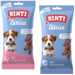 RINTI Snack-Mix Bitties Puppy 2x75g Hundesnack