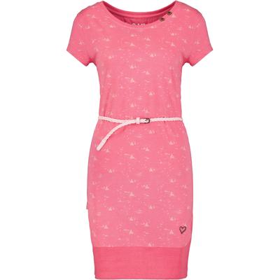 Blusenkleid ALIFE & KICKIN, Damen, Gr. S, Normalgrößen, pink (candy), 65% Baumwolle, 35% Polyester, Rundhals, Kleider Blusenkleid