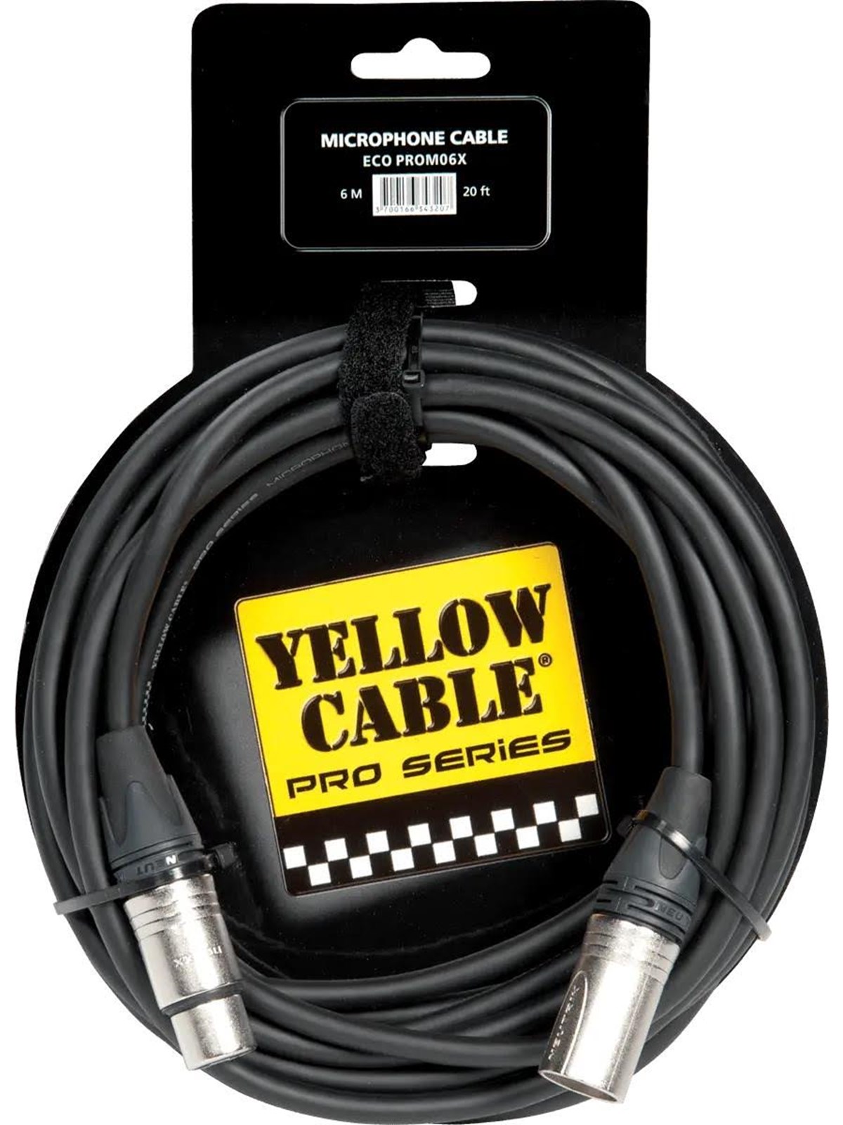 Yellow Cable PROM06X - Neutrik XLR/XLR 6m.