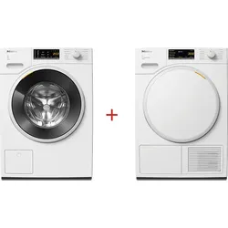 MIELE WWA 120 WCS Waschmaschine und TWA 520 WP Wärmepumpentrockner Bundle
