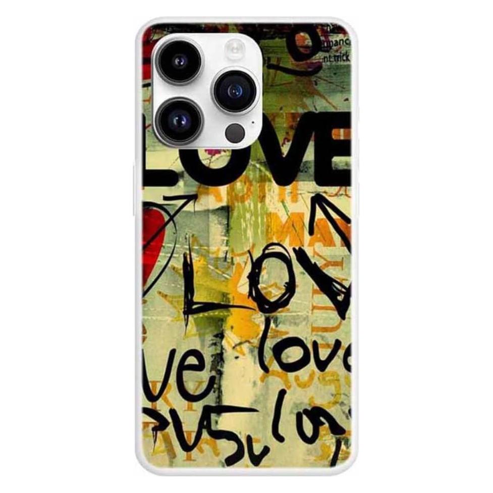 Cover-Discount iPhone 15 Pro - Ultra Slim Silikon Hülle Love (Apple iPhone 15 Pro) (660150435A)