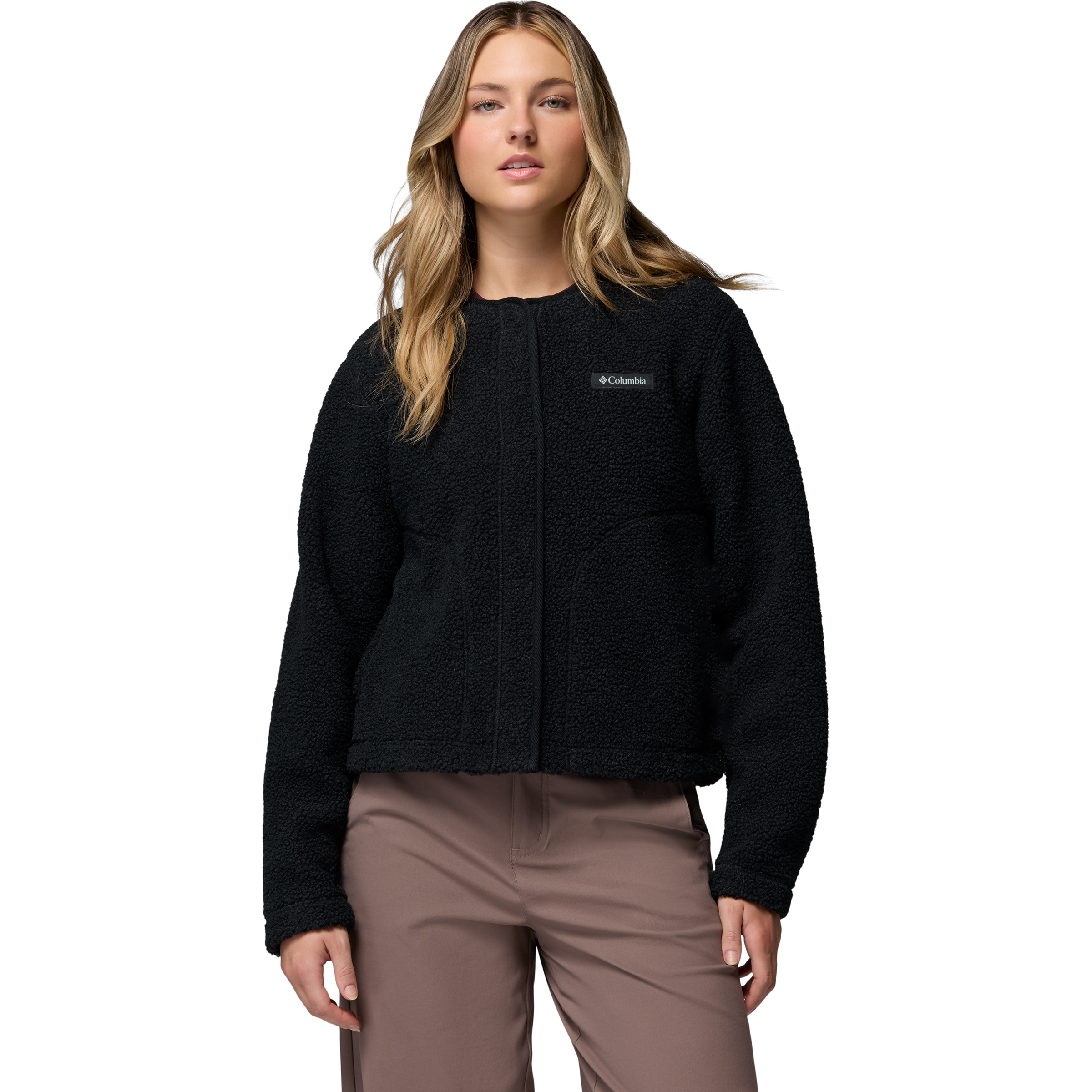 Columbia Panorama Liner Damen Fleecejacke schwarz Größe L Lifestyle Hautfreundlich