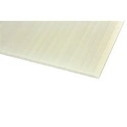 Doppelstegplatten 16 mm Opal Weiß/Gold – 16/32 Struktur Climablue Acryl