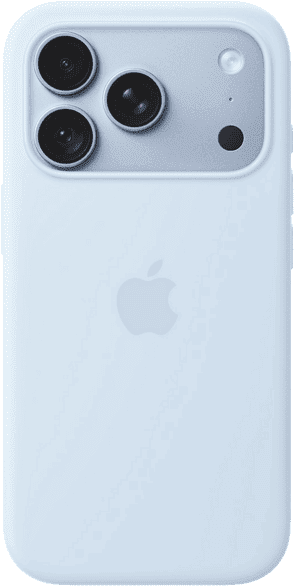 Apple funda de silicona con MagSafe para el iPhone 18 Pro, Azul fresco
