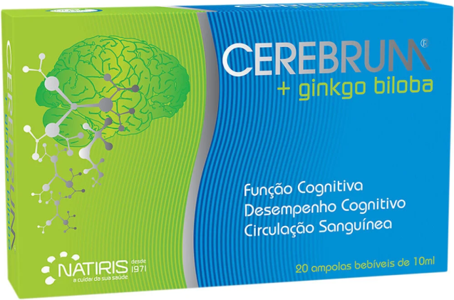 Cerebrum Ginkgo Biloba 20 ampolas