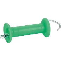 Corral, Gartenzaun, Gate handle green, with hook, galvanized