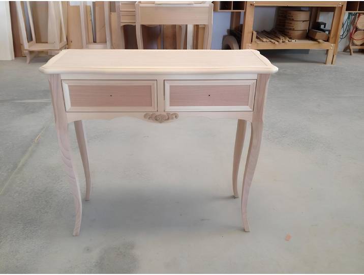 JVmoebel Konsolentisch Eleganter Holzkonsole Tisch im klassischen Art-déco-Stil, beige (Konsolentisch, 1-St., Konsolentisch), Made in Europa