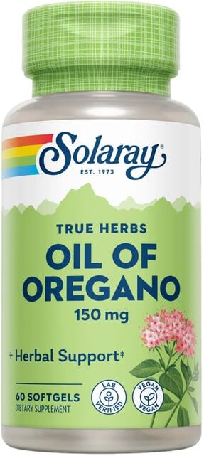 Solaray Oil Of Oregano 150 mg 60 Perlas