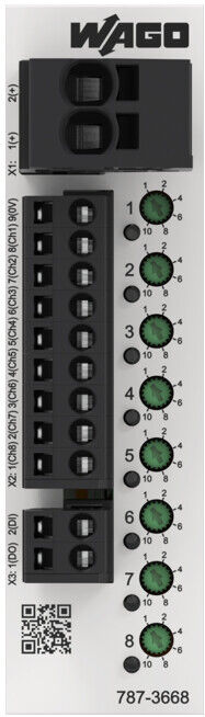 WAGO Disjoncteur 787-3668 DC 24 V électronique 8 canaux 1 10 A réglable (787-3668)