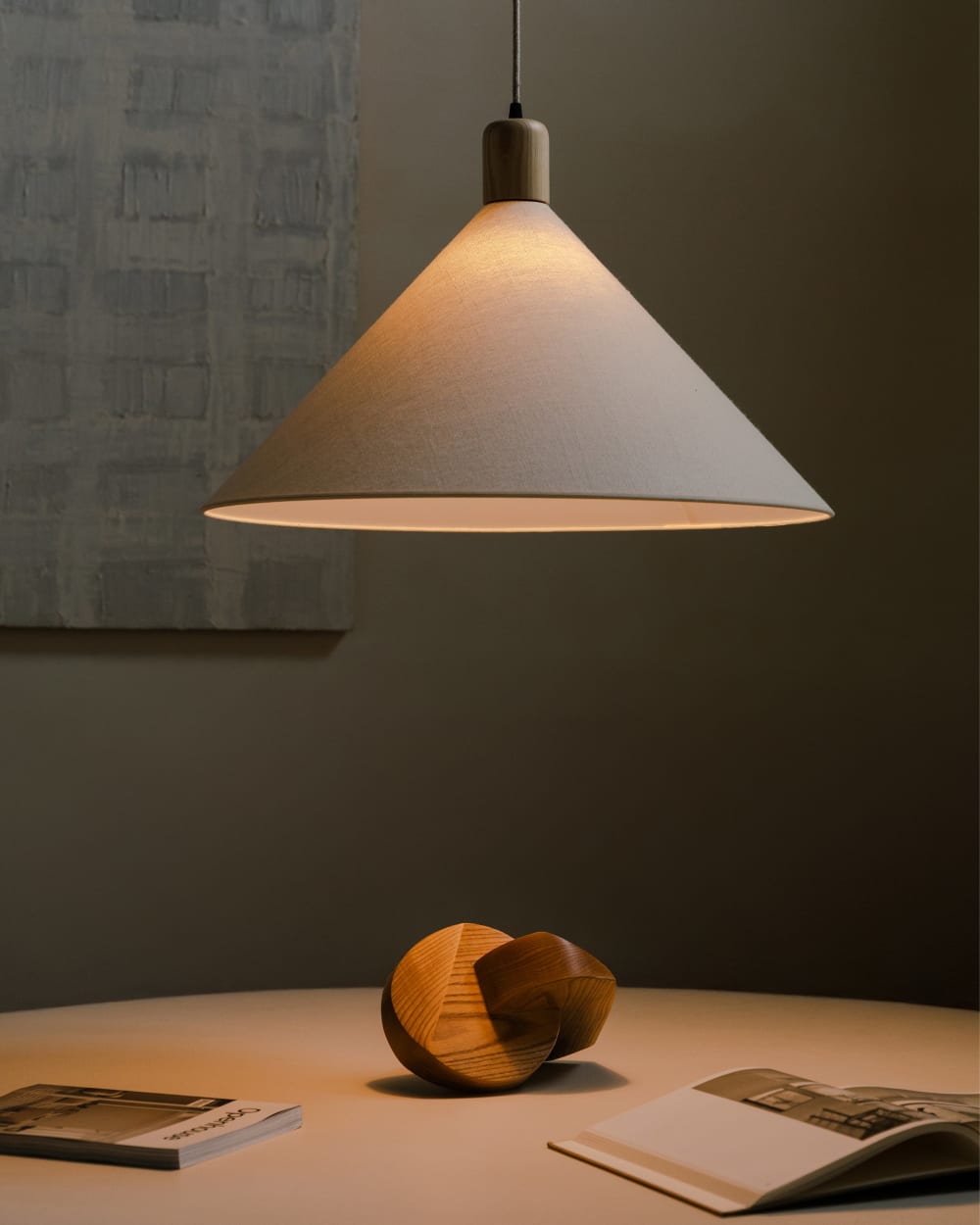Hannun Suspension beige Beige 60x37x60cm