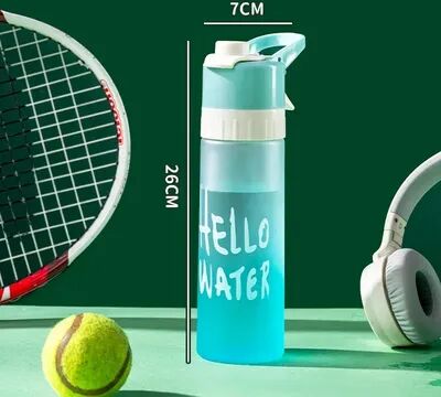 Universal Stock Mist Water Bottle BPA Free Sports Water Bottle For Gym, Running & Outdoor Travel blue