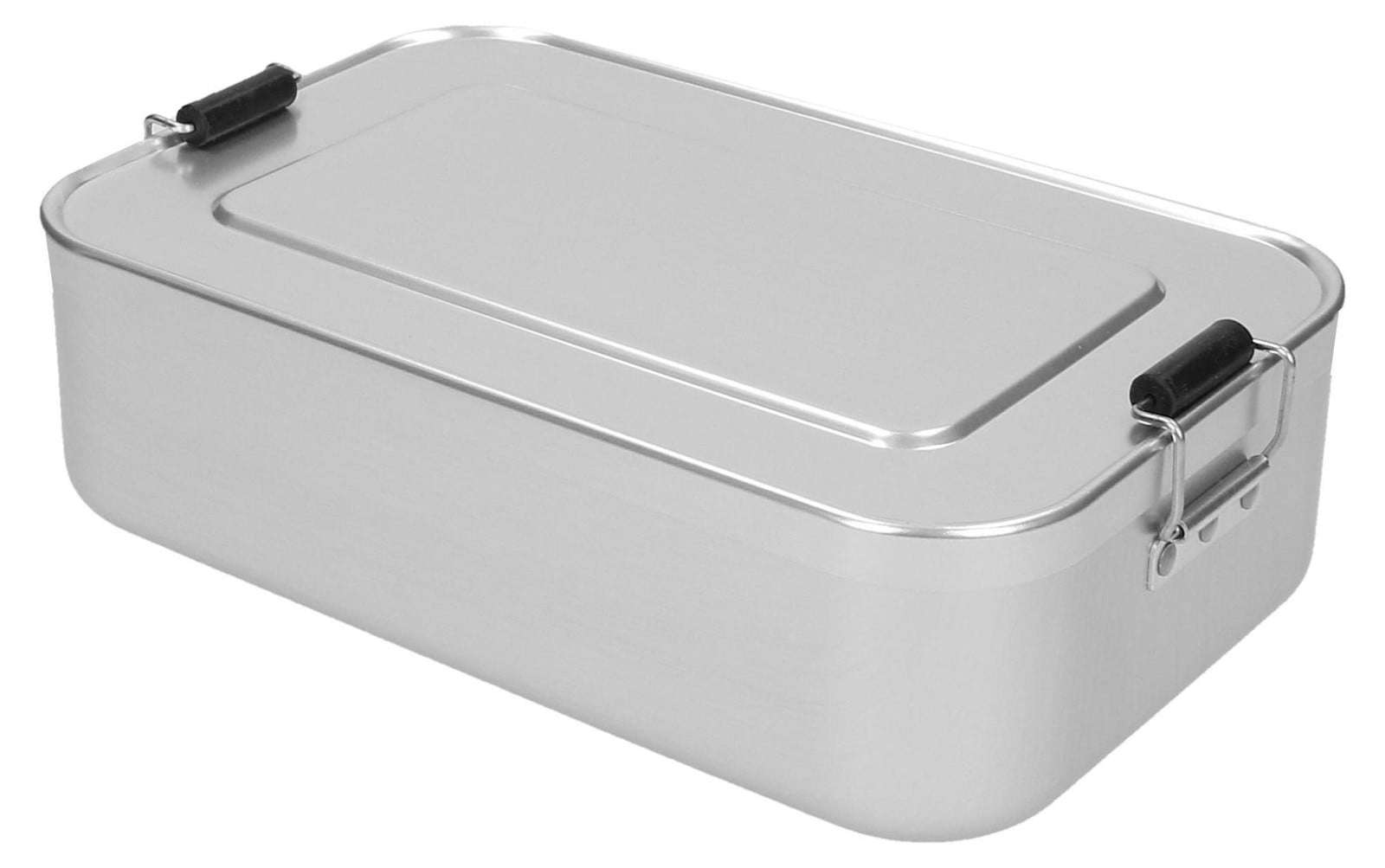 Elasto Robuuste aluminium voorraadbus met scharnierende deksels - Zilver