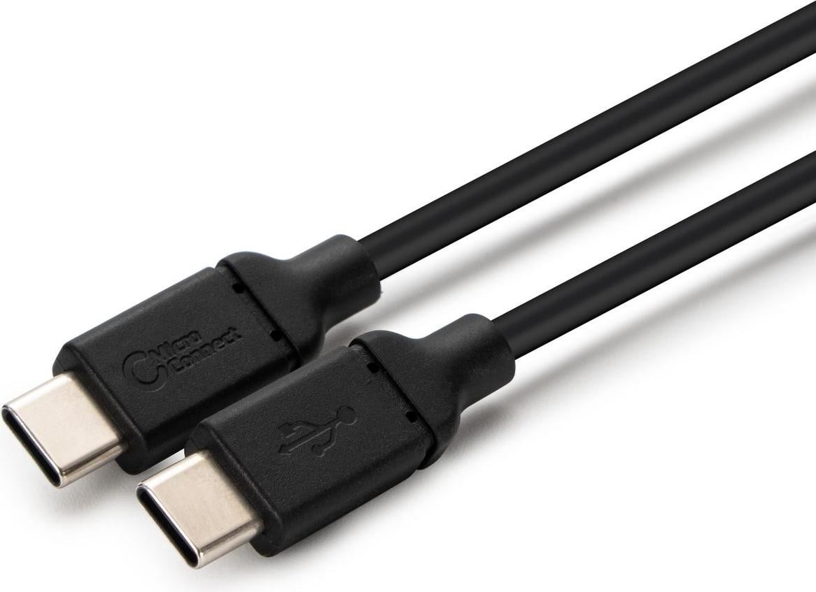 Microconnect MC-USB2.0CC15 USB-C naar USB-C kabel, USB 2.0, zwart, 1,5 meter