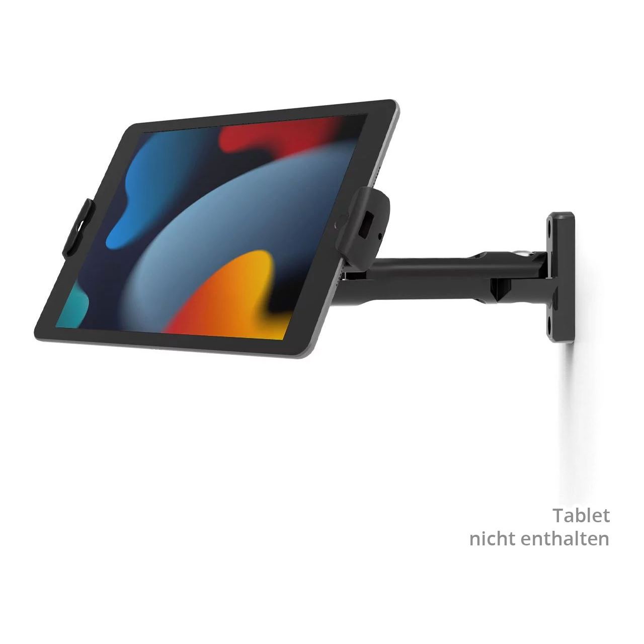 Compulocks Universal Tablet Cling Swing Wall Mount - Befestigungskit (Wandmontage, Schwenkarm) - für Tablett - Schwarz