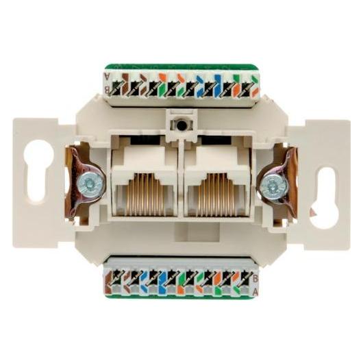 Hager als Computerpin UAE 8/8, ungeschirmt Kat.5e - 534576 (534576)