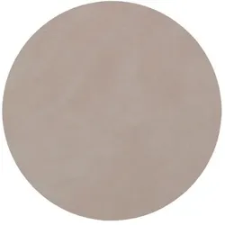 LINDDNA Untersetzer Nupo Circle Leder Grau Hellgrau