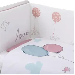 Bubaba, Kinderbettwäsche, Krippenset Bunny in love 6-teilig