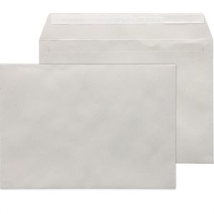 ÖKI Briefumschläge Natur grau, C5, ohne Fenster, haftklebend, 90g/m², 500 Stück