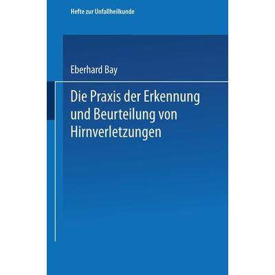 Die Praxis der Erkennung und Beurteilung von Hirnverletzungen, Taschenbuch von Eberhard Bay, Springer Berlin, 978-3-662-40844-5