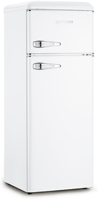 Ⓜ️🔵🔵🔵 SEVERIN KS 9908 - Frigorifero Retrò doppia porta, BIANCO, classe E
