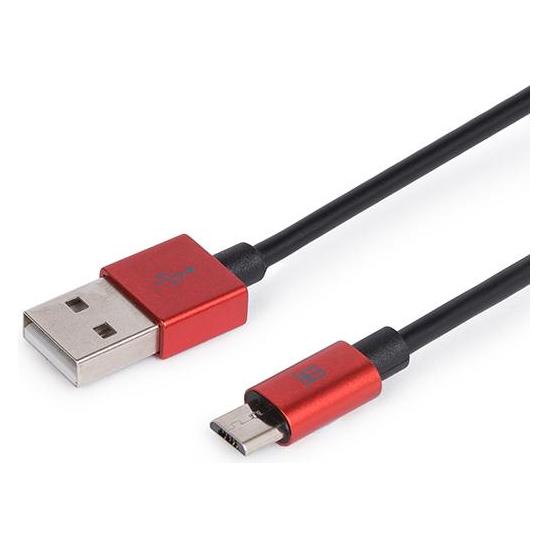 Maillon Technologique Cable Maillon Premium Micro USB 2.4 Aluminio Rojo 1m (1 m, USB 2.0) (MTPMUR241)